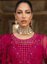 Sardinia Embroidered Chiffon 3 Piece Unstitched Suit SRD25CF D-1102 MEERA
